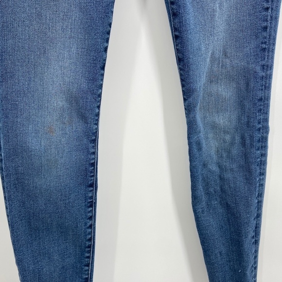 J. CREW Mid Rise Medium Wash Skinny Denim Blue Jeans Size 26 - Picture 10 of 10